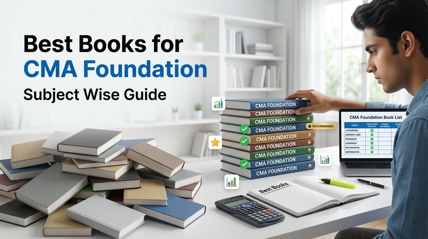 Best Books for CMA Foundation Preparation (Subject Wise Guide)