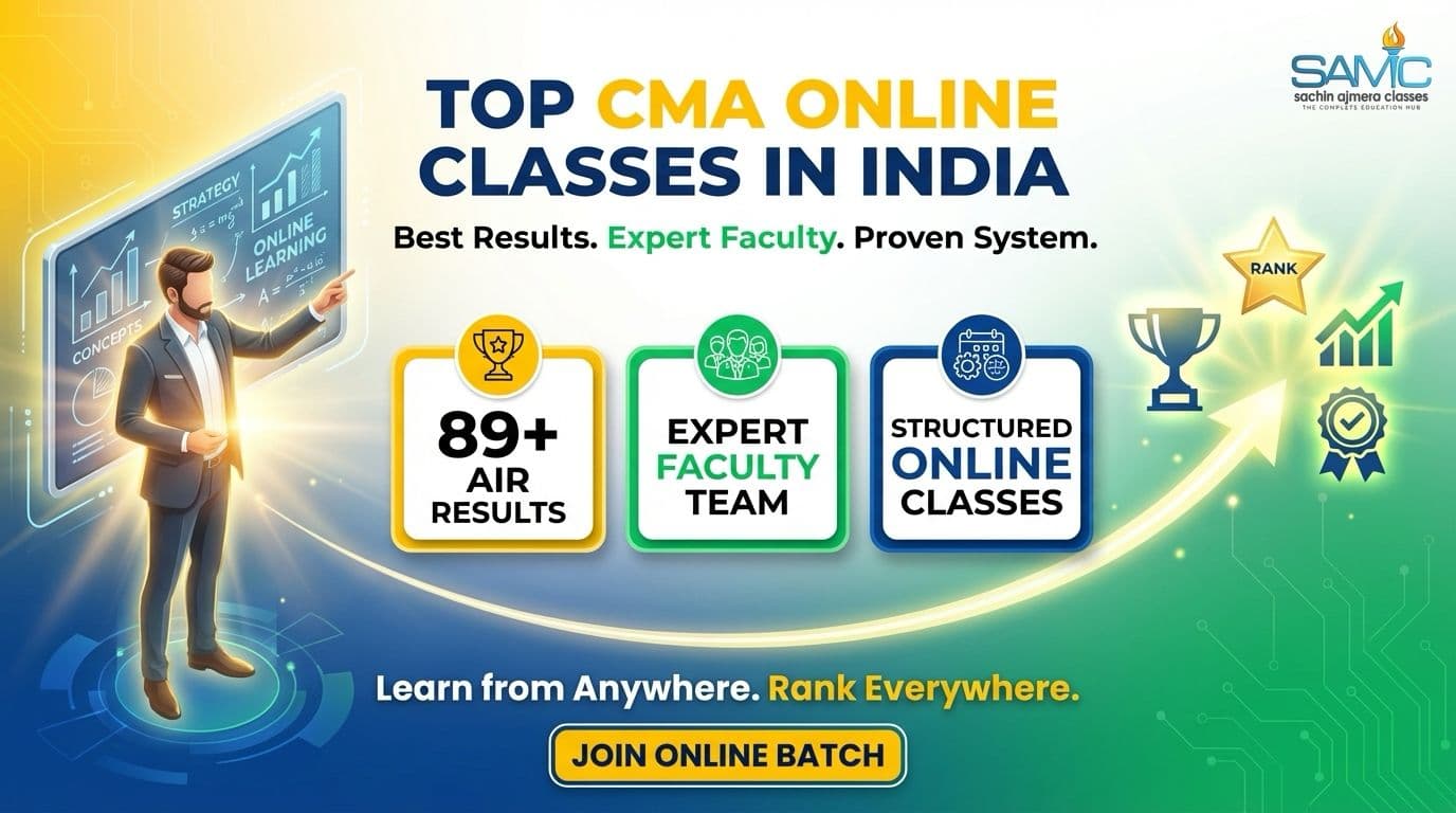 Top CMA Online Classes in India with Best Results & Expert Faculty