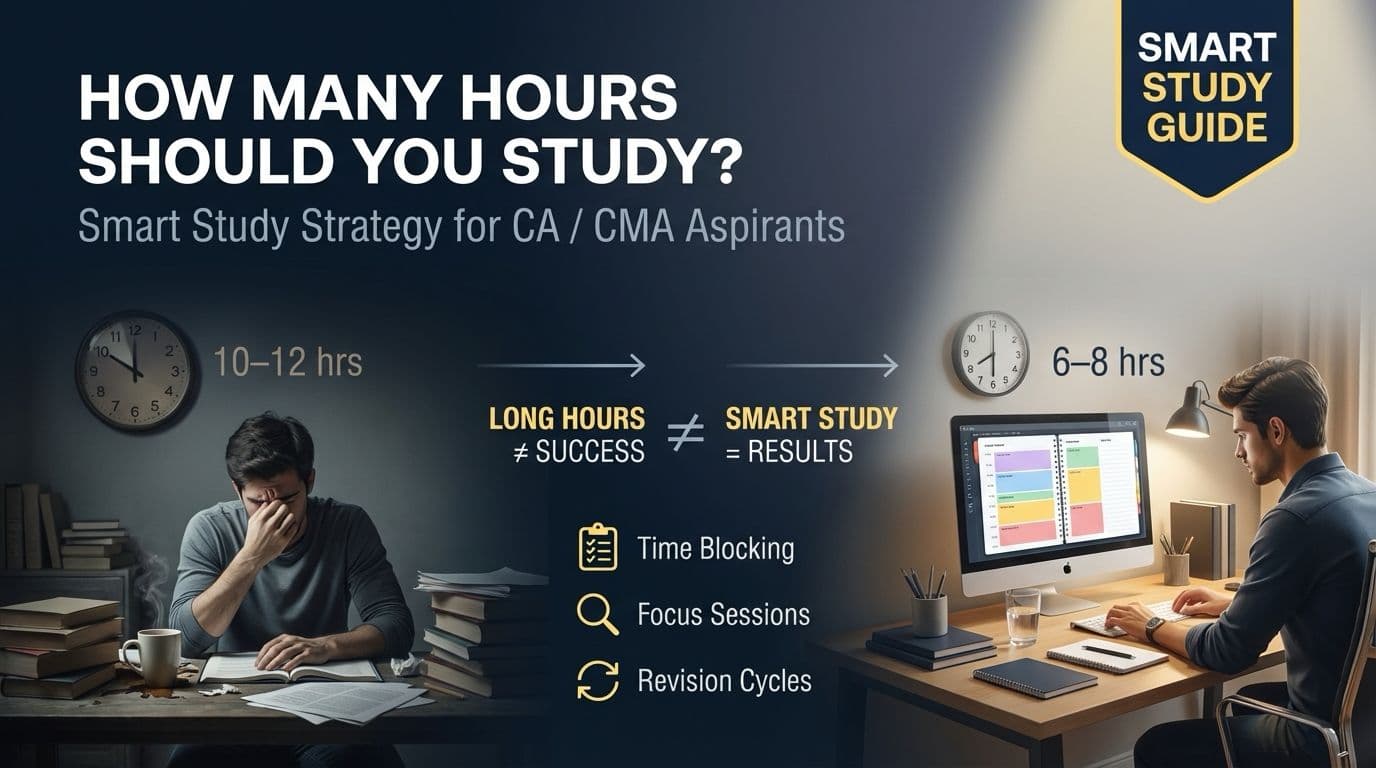 How Many Hours Should You Study for CA/CMA Daily?