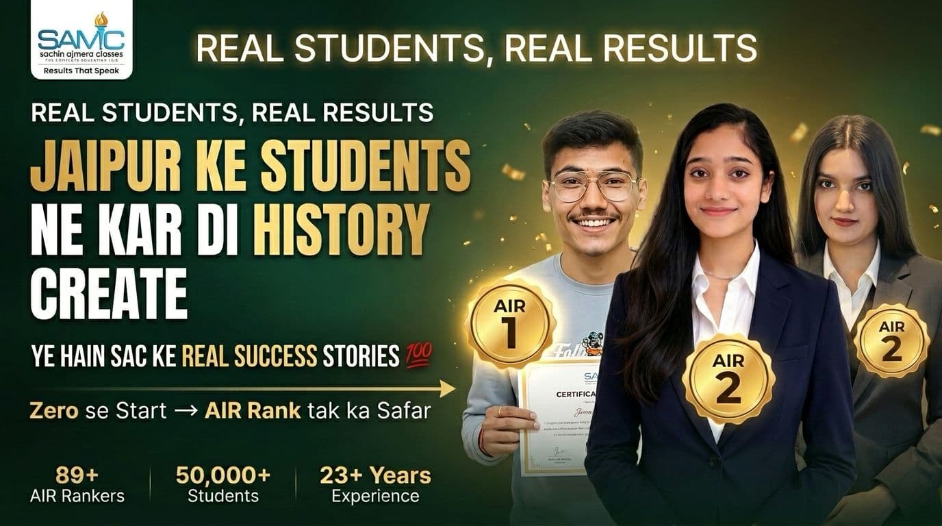 Success Stories of CMA Students from Jaipur – Real Journeys at Sachin Ajmera Classes (SAC)