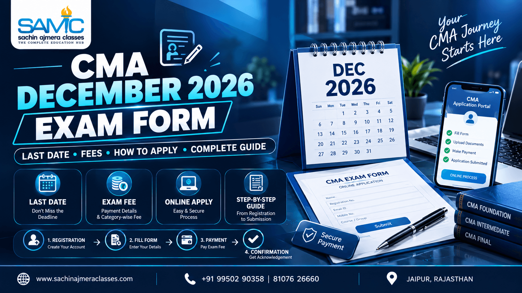 CMA December 2026 Exam Form: Last Date, Fees, How to Apply & Complete Guide