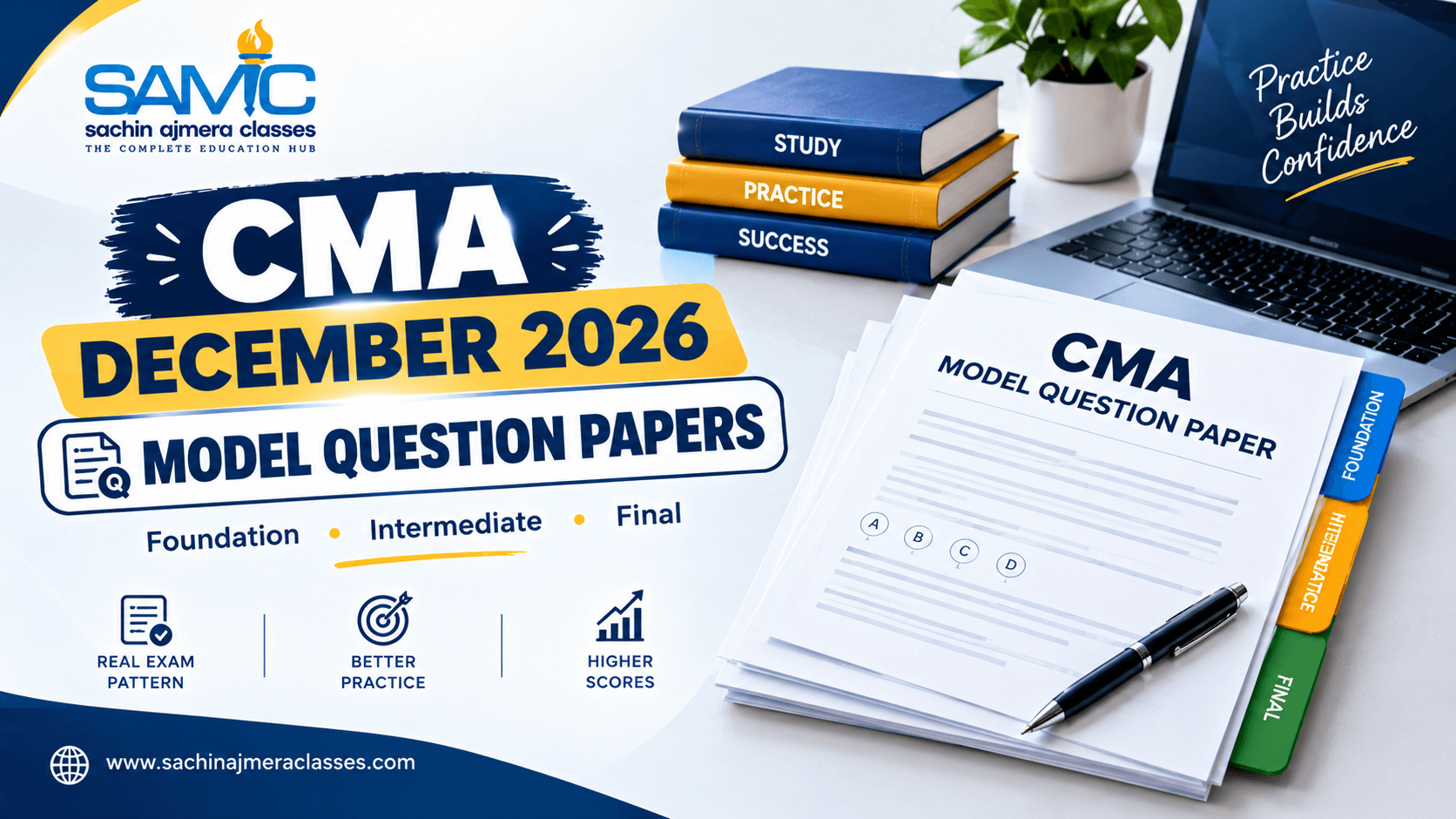 CMA December 2026 Model Question Papers: Foundation, Intermediate & Final PDF