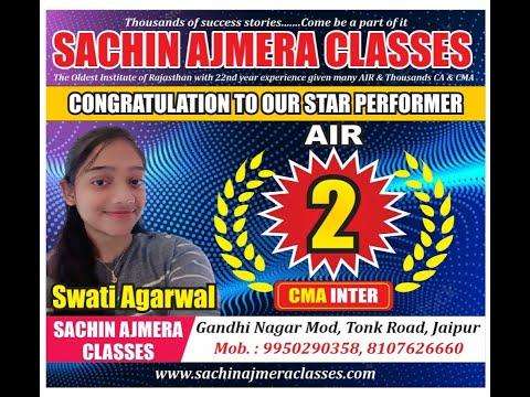 AIR 2 - Sachin Ajmera Classes All India Ranker Interview