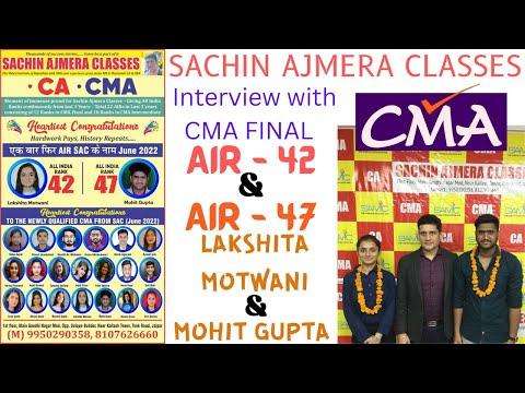 AIR 42 & 47 - Sachin Ajmera Classes All India Ranker Interview